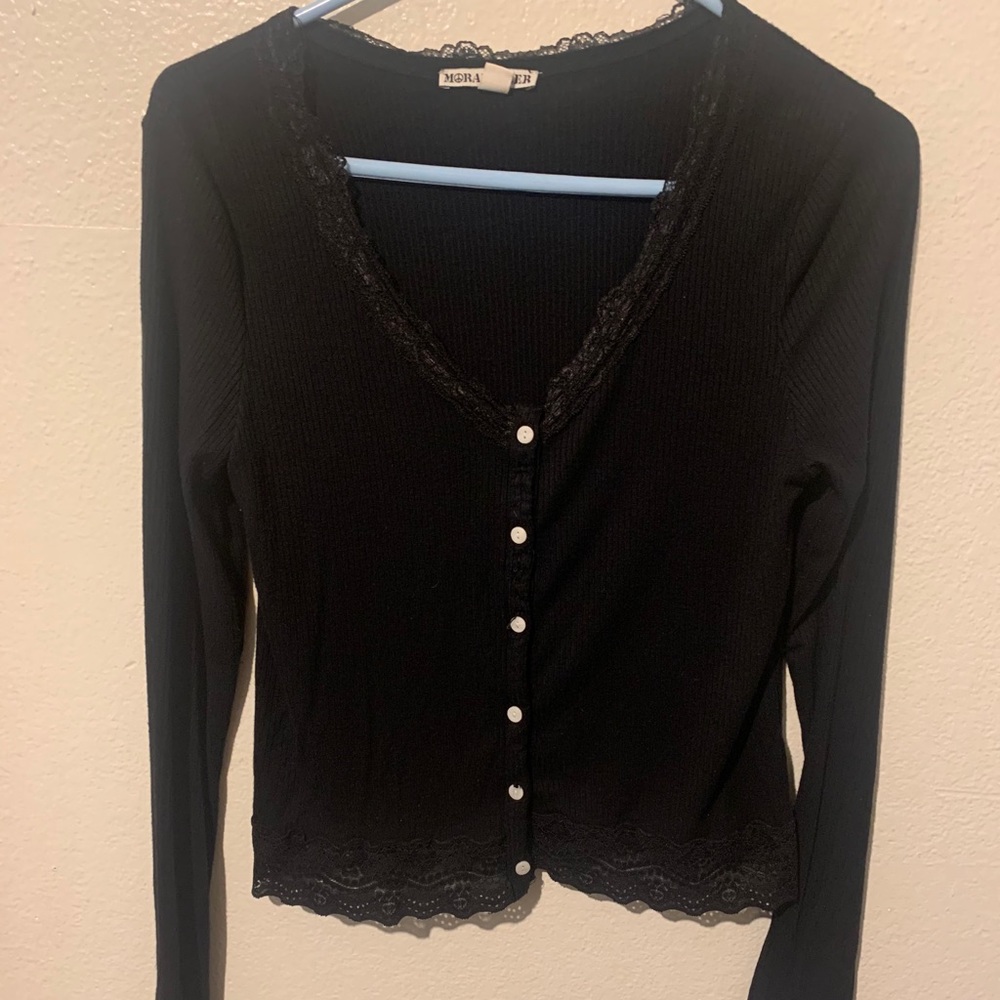 Black bottom up long sleeve